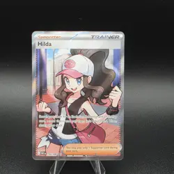Hilda 164/086 Full Art Ultra Rare White Flare Holo Pokemon TCG Card NM Condition - Image 1