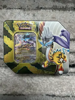 Pokemon Raging Bolt ex Tin Trading Card Games Paradox Destinies New Sealed - Image 1