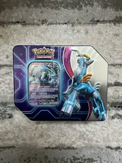 Pokemon Trading Card Games Paradox Destinies Iron Crown ex Tin - 5 Packs Sealed - Image 1