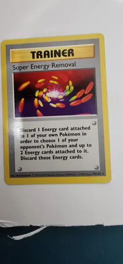 Super Energy Removal 079/102 Base Set (Shadowless) Regular. Card never played - Image 4