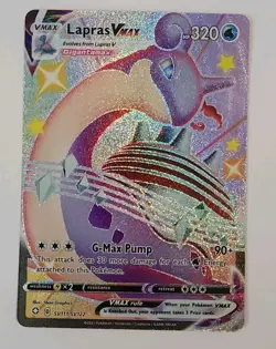 Pokemon Card TCG - Lapras VMAX SV111/SV122 - Shining Fates - Shiny Vault - NM - Image 1