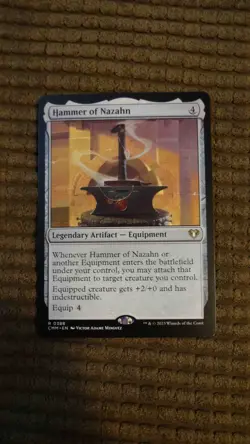 Magic: the Gathering / MtG Hammer of Nazahn x1 Commander Masters - Image 1
