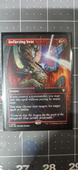 Deflecting Swat (Borderless) Commander Masters Regular - Image 1