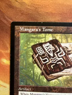 MTG Mangara's Tome Mirage Moderately Played Condition Artifact Vintage! - Image 3