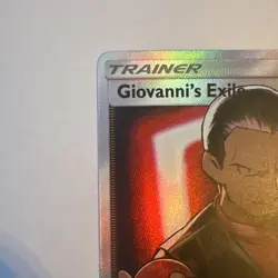 Pokemon TCG Giovanni's Exile Hidden Fates Holo Card 67/68 Full Art Ultra - Image 2