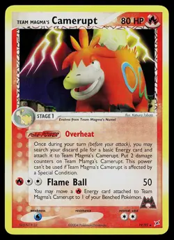 Pokemon Card - Team Magma's Camerupt Team Magma vs Team Aqua 19/95 Reverse Holo - Image 1