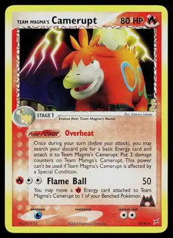 Pokemon Card - Team Magma's Camerupt Team Magma vs Team Aqua 19/95 Reverse Holo - Image 1