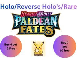 Pokemon TCG Paldean Fates Singles Holo & Reverse Holo Near Mint/Mint English - Image 1