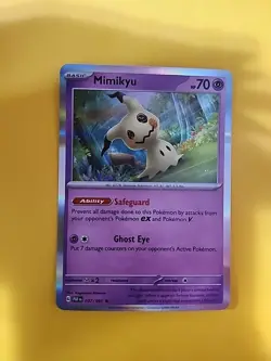 Mimikyu 037/091 Holo Rare - Paldean Fates - Pokemon TCG - Image 1