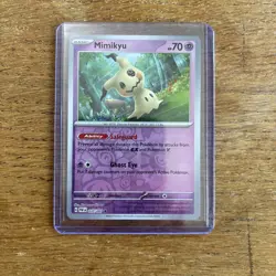 Pokemon TCG Paldean Fates Reverse Holo Card Mimikyu 037/091 - Image 5
