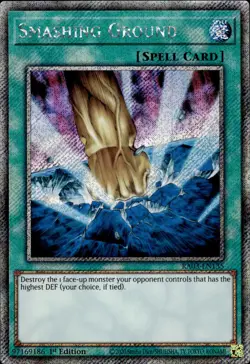 Smashing Ground - Platinum Secret Rare 1st Edition RA03-EN135 - NM - YuGiOh - Image 1