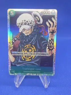 One Piece Super Pre-Release Starter Deck 2 Trafalgar Law ST02-009 SR NM/LP - Image 1