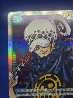 One Piece Super Pre-Release Starter Deck 2 Trafalgar Law ST02-009 SR NM/LP - Image 3
