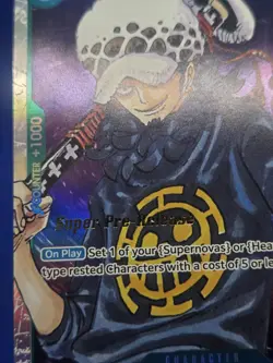 One Piece Super Pre-Release Starter Deck 2 Trafalgar Law ST02-009 SR NM/LP - Image 4