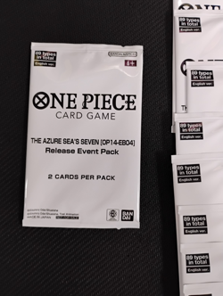 Sealed One Piece TCG OP14-EB04 The Azure Sea’s Seven Release Event Pack x24 - Image 2