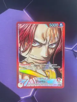 One Piece TCG: Emperors in the New World OP09-001 Shanks Alt Art Leader - M/NM - Image 1
