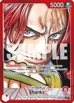 One Piece TCG: Emperors in the New World OP09-001 Shanks Alt Art Leader - M/NM - Image 3