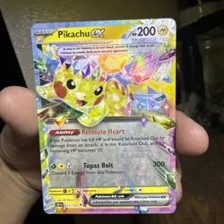 Pikachu ex 057/191 Prize Pack Series Cards Holo - Image 1