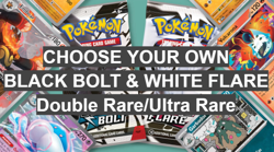 Pokemon TCG Black Bolt & White Flare Double/Ultra Rare M/NM Choose Your Cards - Image 1