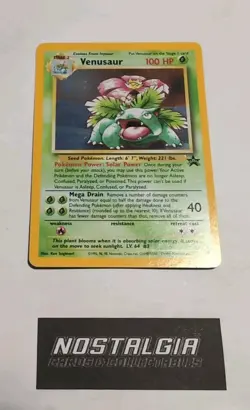 Venusaur Pokemon Wizards Of The Coast Black Star Promo 13 Excellent Condition - Image 1
