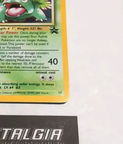 Venusaur Pokemon Wizards Of The Coast Black Star Promo 13 Excellent Condition - Image 5