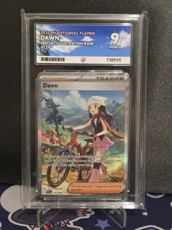 Dawn 129/094 ACE 9 Special Illustration Rare Pokemon TCG Phantasmal Flames - Image 1