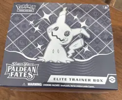 Pokemon TCG S&V - Paldean Fates Elite Trainer Box ETB | New Factory Sealed! 820650856181 - Image 1