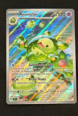 Pokemon TCG Reuniclus Scarlet & Violet Temporal Forces 171/162 IR NM Condition - Image 1