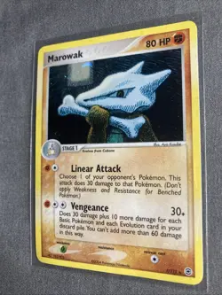 Pokemon TCG: Marowak 7/112 (2004) Ex Fire Red & Leaf Green • Reverse Holo Card - Image 2