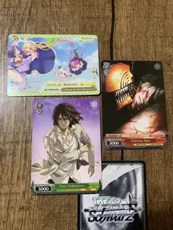 Anime Expo 2022 Weiss Schwarz Promo Card Set Dragon Maid Chainsaw Eren Yeager - Image 1
