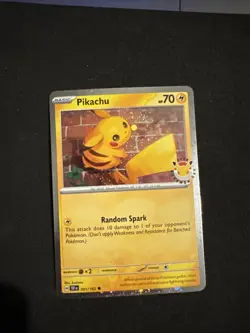 Pikachu (Pokemon Day 2026) 051/162 TCG Card Cosmos Holo 4 - Image 1
