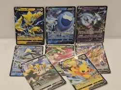 Pokemon V Cards Mixed Lot of 8 TCG Cards - Image 1