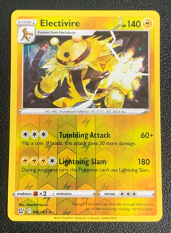 Electivire 045/163 Battle Styles Reverse Holo Rare Pokemon TCG Card NM - Image 1