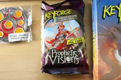 KeyForge: Prophetic Visions Sealed Archon + Crucible Clash Foil Card pack + More - Image 2