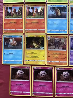 Detective Pikachu Holo Pokemon 17 Card Lot Bulbasaur Mewtwo Charmander LP-NM - Image 4