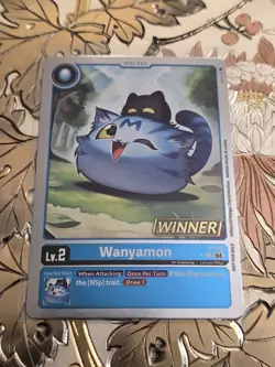 Wanyamon P-148 Winner Promo Digimon Promotion Card - Image 1
