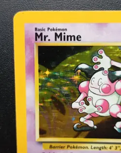 PoKeMoN POKEMON CARD Mr Mime JUNGLE SET RARE HOLO 6/64 - Image 3