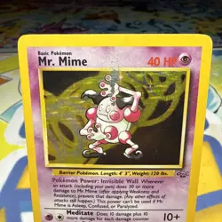 Mr. Mime 6/64 | Base Set Jungle | Holo Pokemon Card HP - Image 2