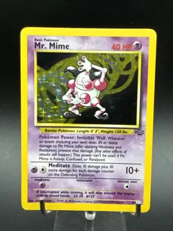 Mr. Mime 6/64 Holo Card Jungle Set 1999 Pokemon WOTC - Image 1