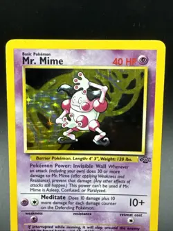 Mr. Mime 6/64 Holo Card Jungle Set 1999 Pokemon WOTC - Image 2