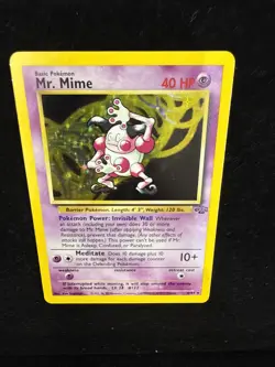 Mr. Mime 6/64 Holo Card Jungle Set 1999 Pokemon WOTC - Image 2