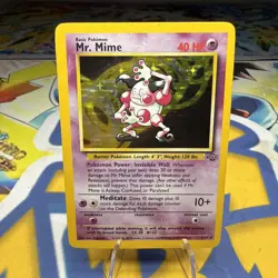 Mr. Mime 6/64 | Base Set Jungle | Holo Pokemon Card MP - Image 1