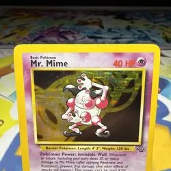 Mr. Mime 6/64 | Base Set Jungle | Holo Pokemon Card MP - Image 2
