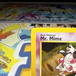 Mr. Mime 6/64 | Base Set Jungle | Holo Pokemon Card MP - Image 3