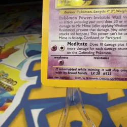 Mr. Mime 6/64 | Base Set Jungle | Holo Pokemon Card MP - Image 5