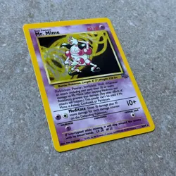 MR MIME 6/64 holo - Jungle Set 1999 WOTC Pokemon Card nm/mint ++ - Image 3