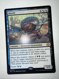 Deceit , Lorwyn Eclipsed , Near M ,MTG , FREE SHIPPING - Image 1