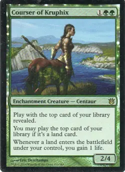 MTG: Born of the Gods: Foil Courser of Kruphix: Lightly Played Condition - Image 1