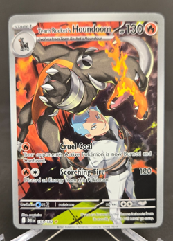 Pokemon TCG Team Rockets Houndoom 191/182 Illustration Rare Destined Rivals NM - Image 2