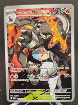 Pokemon TCG Team Rockets Houndoom 191/182 Illustration Rare Destined Rivals NM - Image 4
